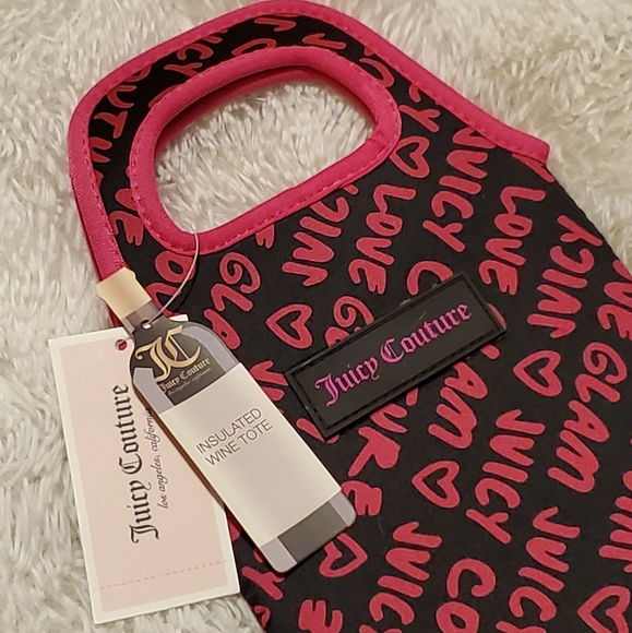 Juicy Couture Handbags - NWT Juicy Couture Neoprene Wine Bag